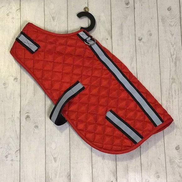 XL 18” Neck Red Dog Coat - Picture 1 of 7